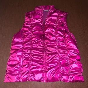 Zenergy by Chicos pink shiny vest